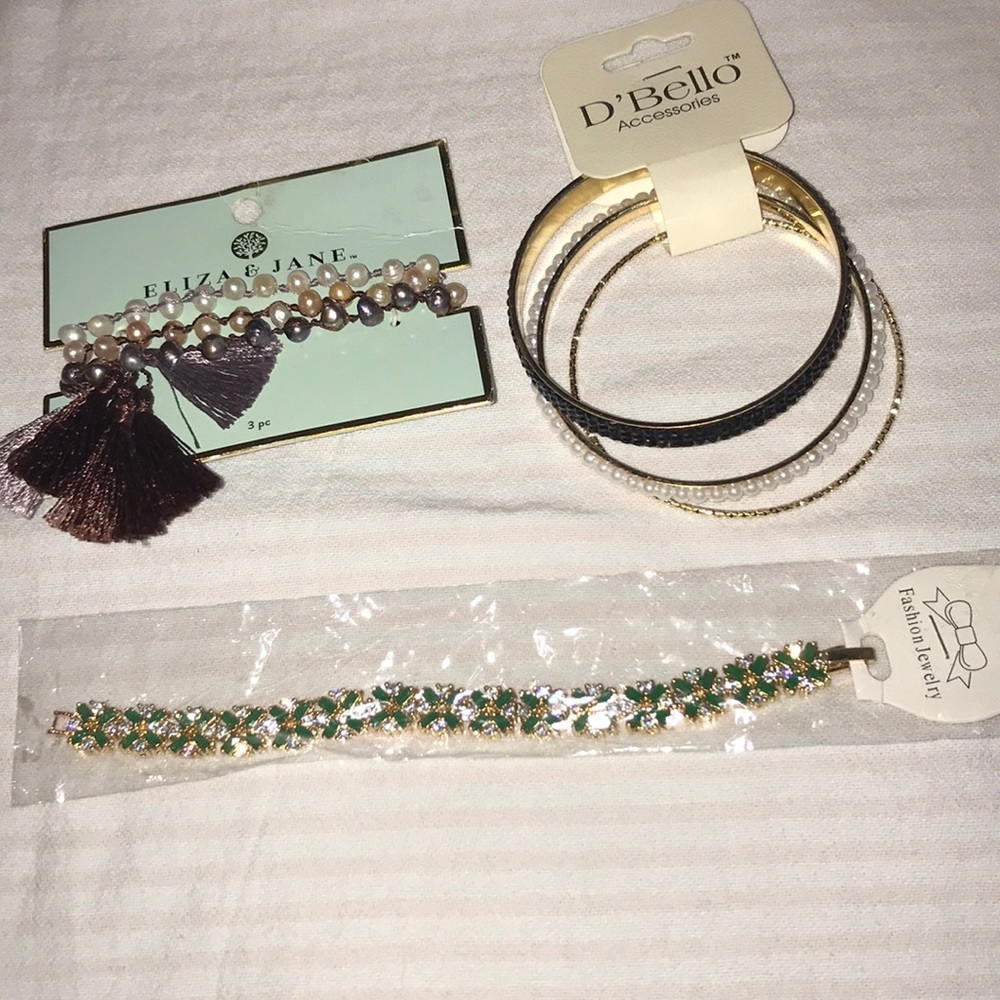 Lot of three bracelet/bracelet sets nwt
